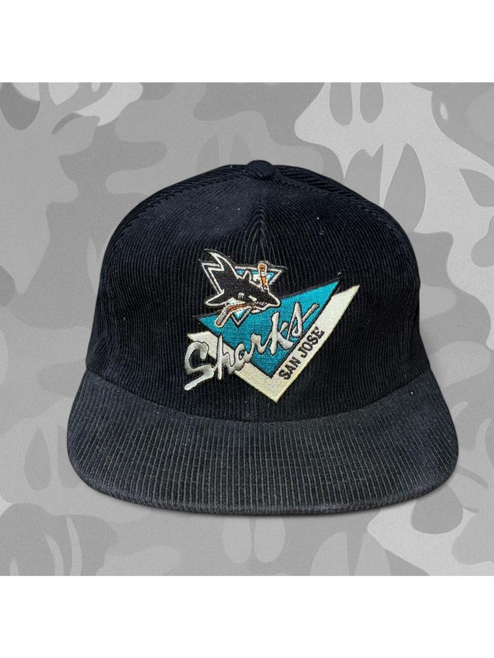 Vintage San Jose Sharks corduroy Snapback